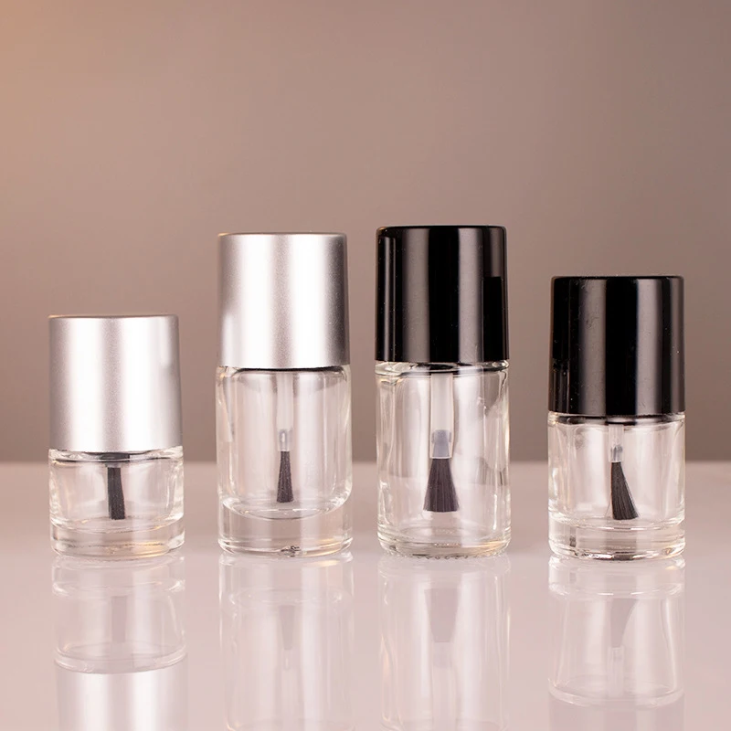 Gel Refill Pack - 5/8/10/15 ミリリットルネイルジェル空ボトルブラシ付きサブパックマニキュアボトルガラス空ブレンドボトルタッチアップ容器