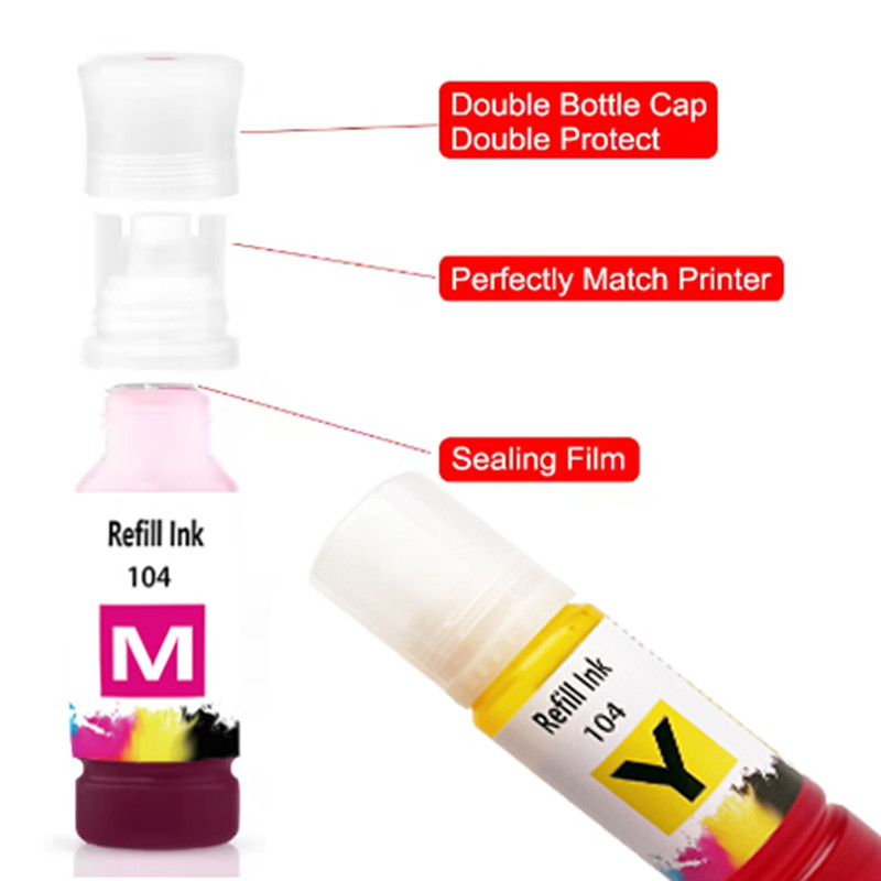 エプソン104インクボトルと互換性のある104インク、エプソ - Fountain Pen Bottled Ink のレビューと価格