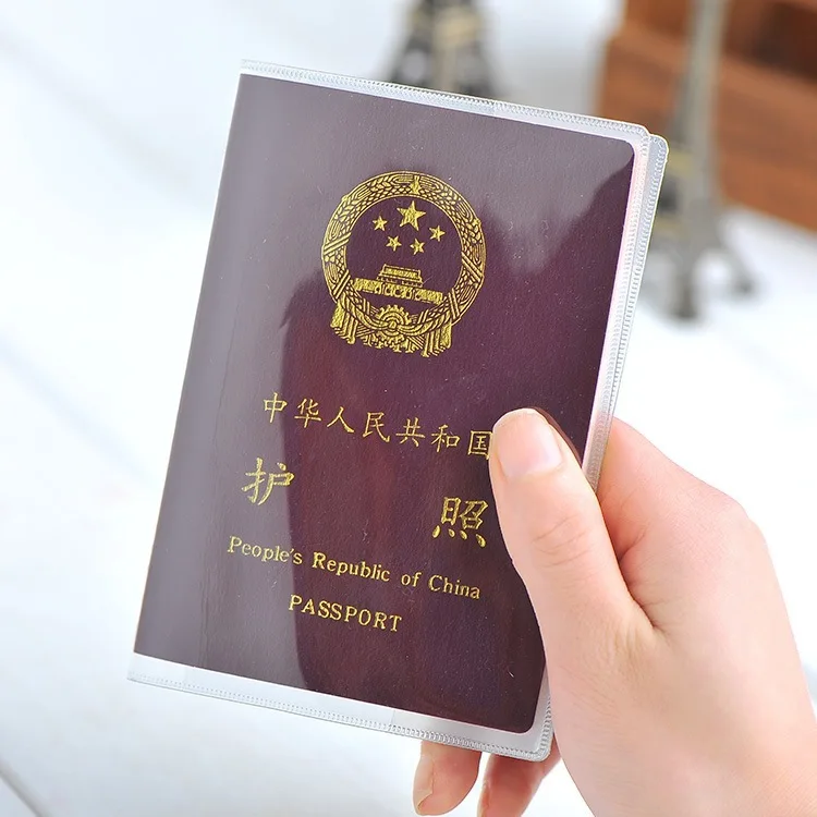 3 個新しいパスポート保護カバー透明つや消し PVC 防水ケ - Index Card Holder のレビューと価格