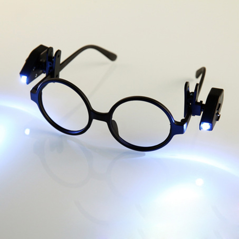 調整可能なミニ読書灯ランプ LED ガラスユニバーサル眼鏡ク - Book Weight Glass のレビューと価格