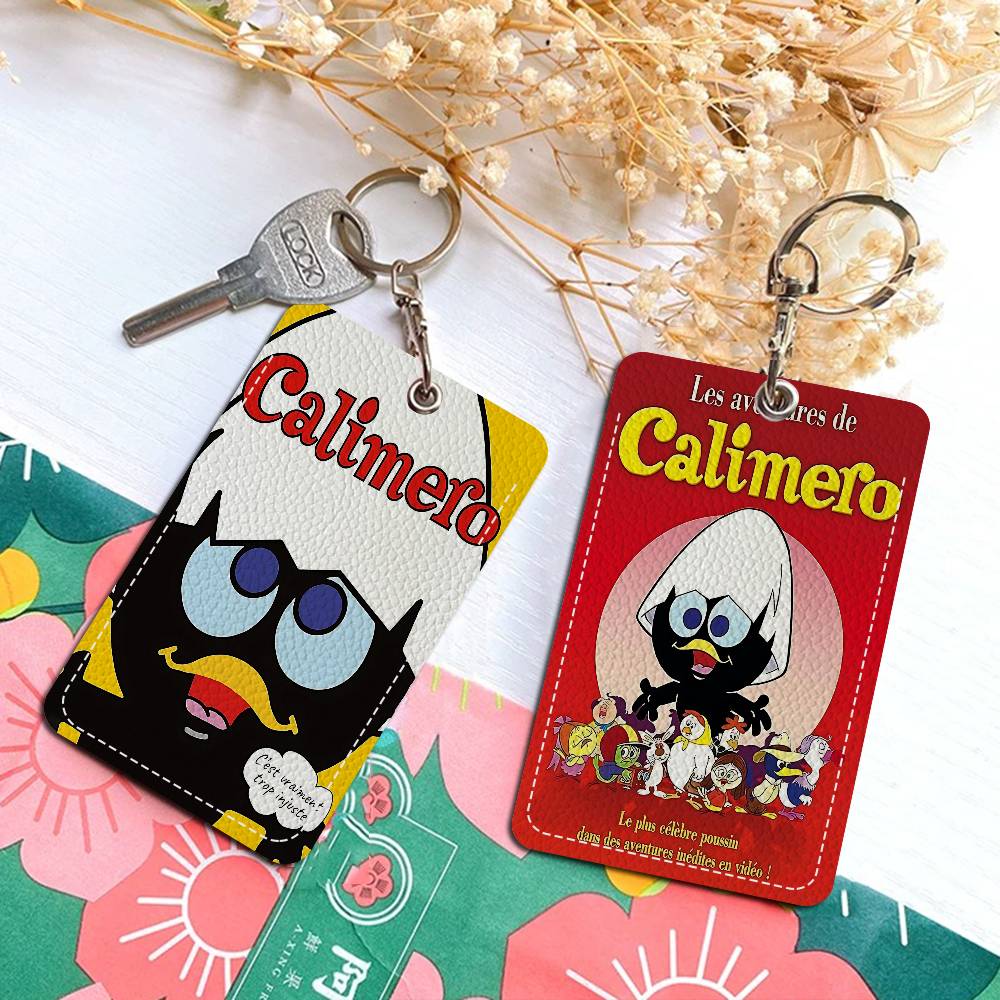 漫画 C-カリメロ 1Pc PU レザーカードホルダーキーホ - Card Index Box のレビューと価格