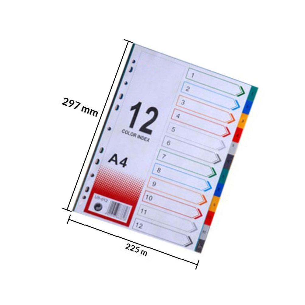 2 個の A4 インデックスページディバイダー、エクストラワ - Tab Divider A4 のレビューと価格