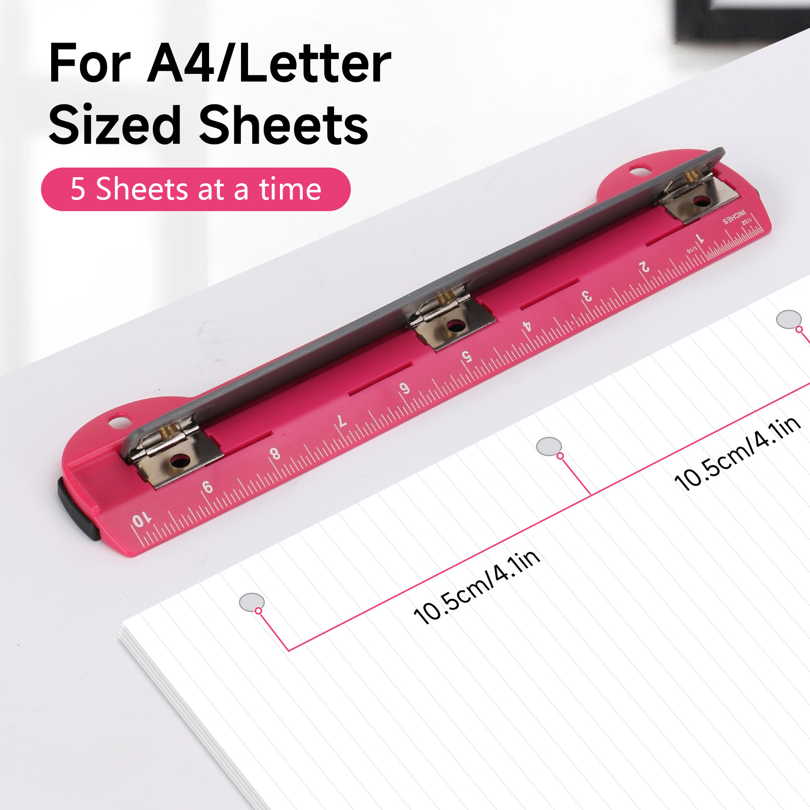 EAGLE 3穴パンチ A4/レターペーパー用 ポータブルペ - Binder A4 Lever のレビューと価格