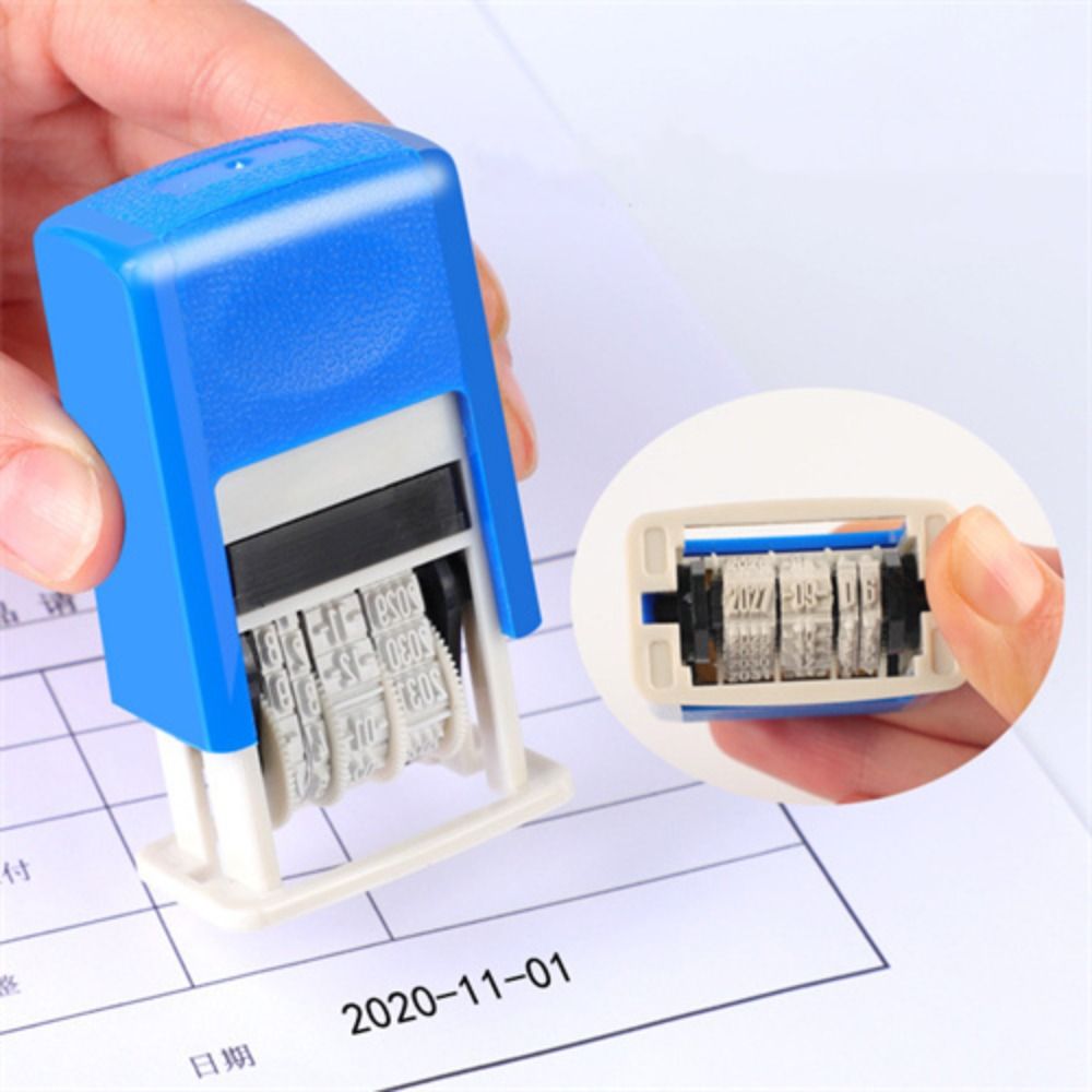 DIY ハンドルアカウント日付スタンプスタンピング自動インク - Rubber Date Stamp のレビューと価格