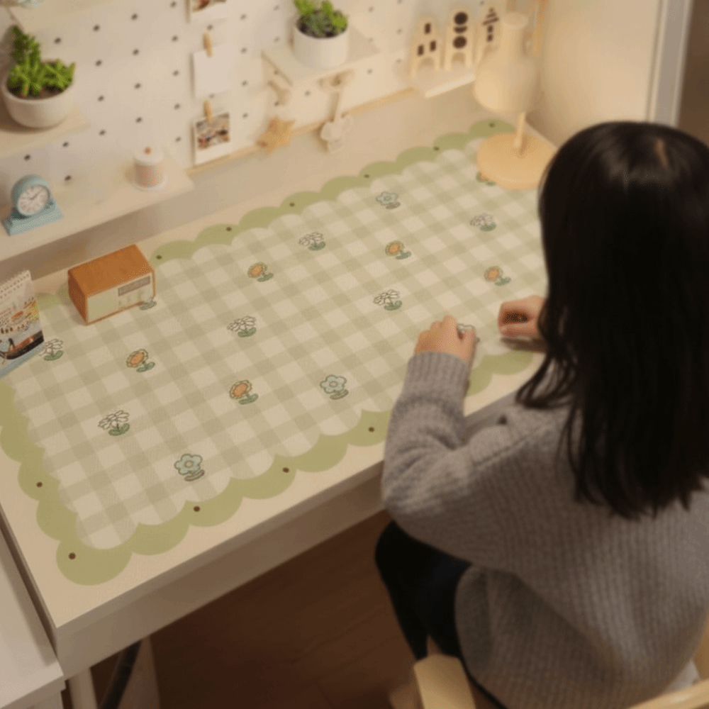 学習クッション漫画デスクマット防水両面キーボードマットレザー - Leather Desk Pad のレビューと価格