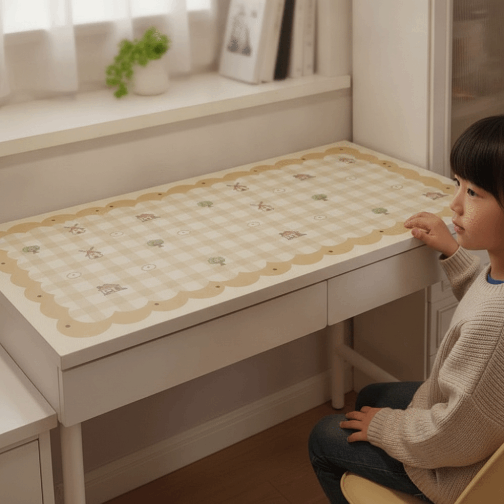 学習クッション漫画デスクマット防水両面キーボードマットレザー - Leather Desk Pad のレビューと価格