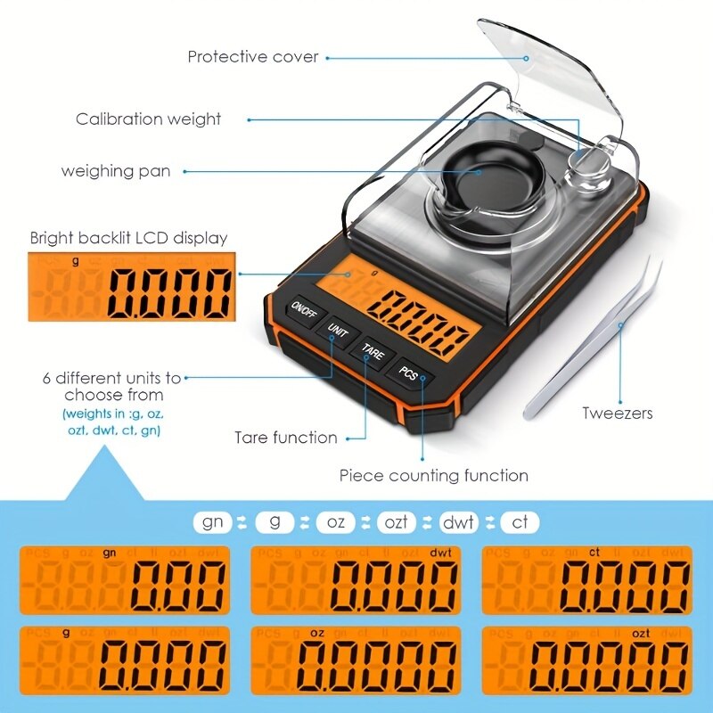 1pc 0.001 グラムプロフェッショナルジュエリースケー - Tape Dispenser Weighted のレビューと価格
