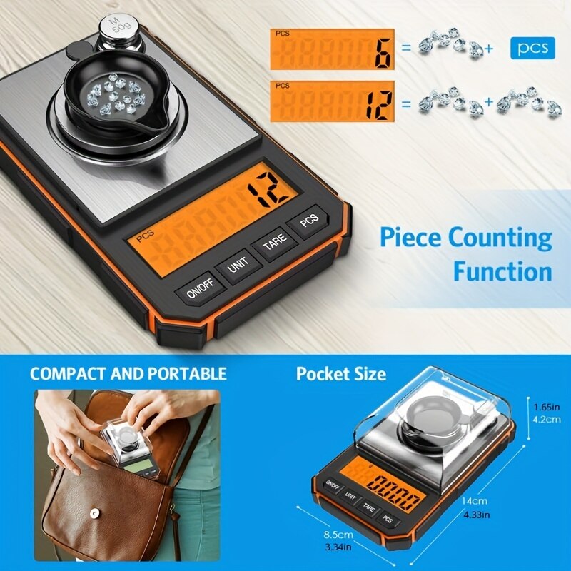 1pc 0.001 グラムプロフェッショナルジュエリースケー - Tape Dispenser Weighted のレビューと価格