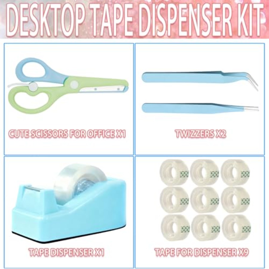 デスクトップテープディスペンサーキット、加重滑り止めベース付 - Tape Dispenser Weighted のレビューと価格