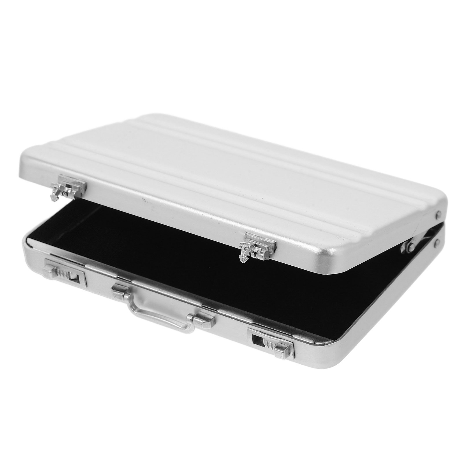 スリムで頑丈なアルミ合金製カードボックス、保護性のあるコンパ - Card Index Box のレビューと価格