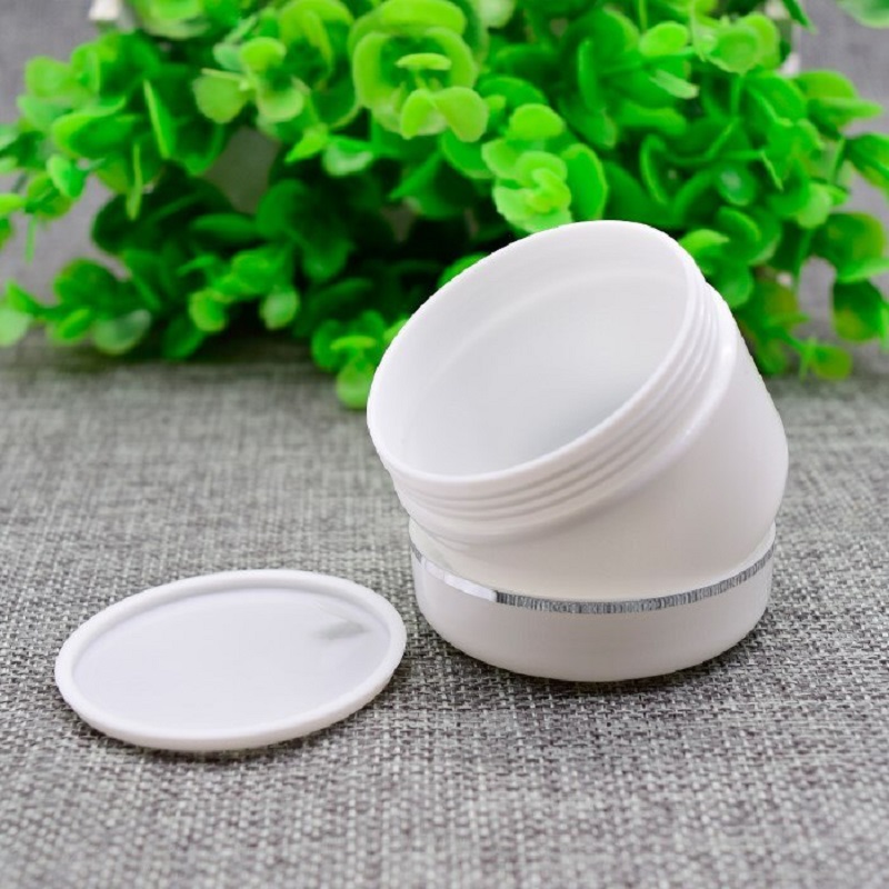 50gの白いプラスチック製ボトルポットジャー、シルバーライン - Gel Refill Pack のレビューと価格